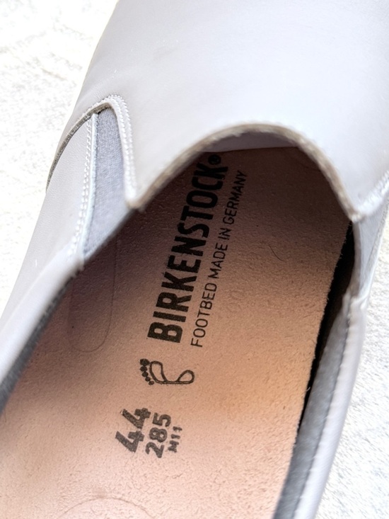 Birkenstock Oswego Sneakers Gray Leather Slip-On Shoes Men’s EU 44 Cork Footbed main image 5